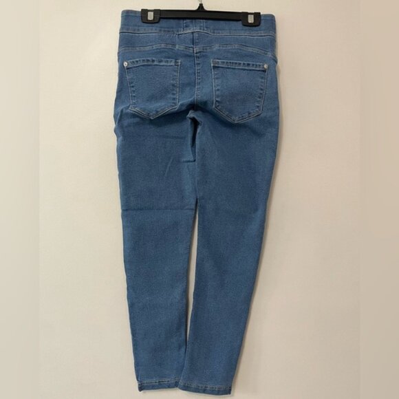 New Bellina Blue Stretch Pull On Jegging Jean Size Small Petite bin 4A - Picture 4 of 5